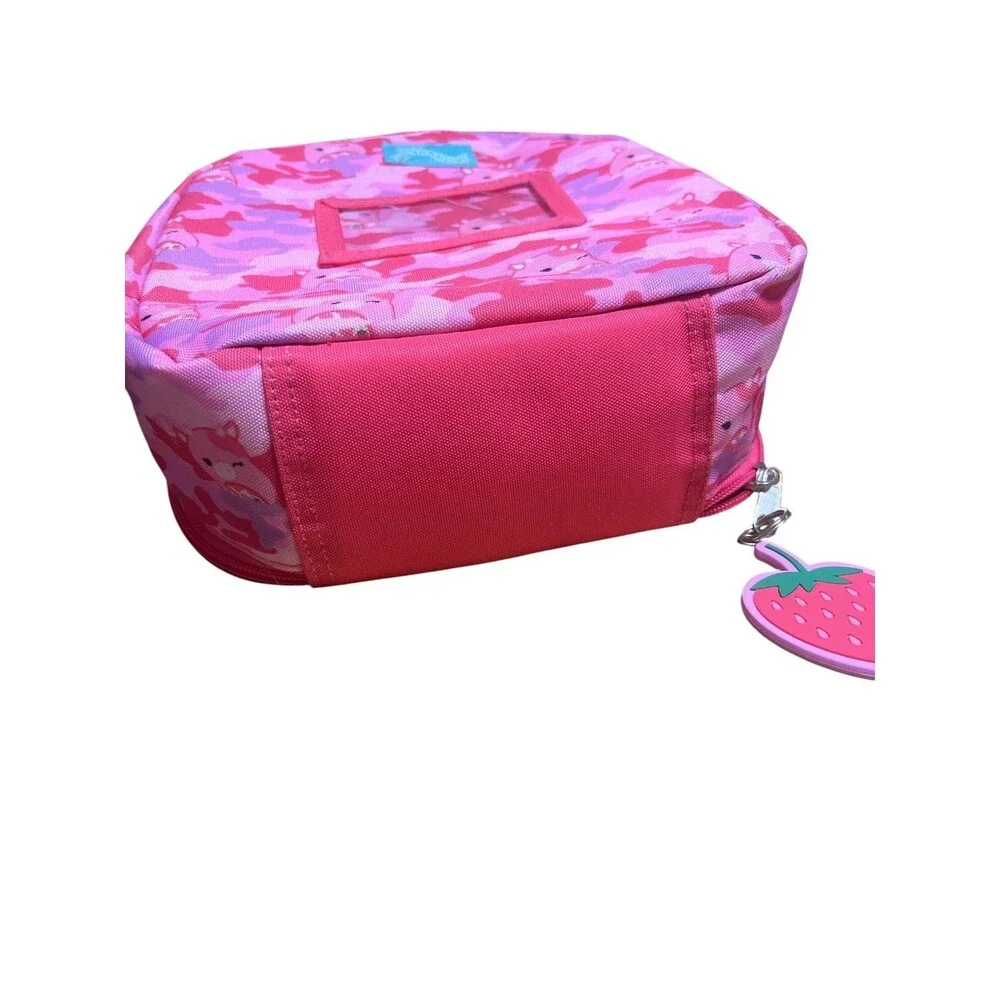 Squishmallows Calynda the Strawberry Cow Insulated Lunch Bag Back to School Girl